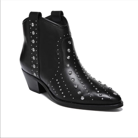 Sam Edelman Studded Leather Booties - Picture 2 of 8